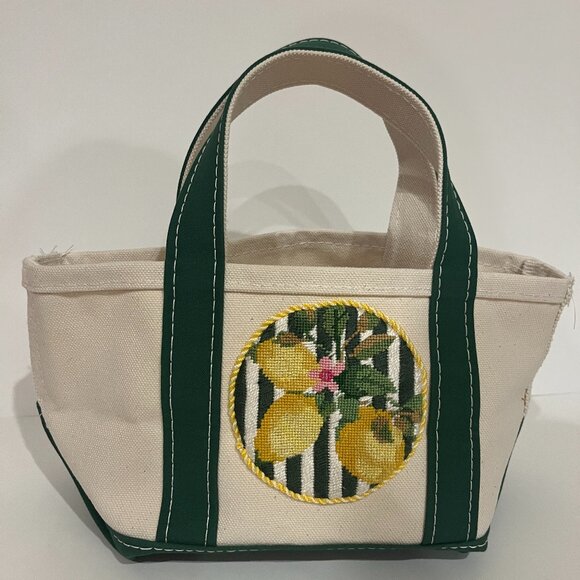 L.L. Bean Handbags - Customized LL Bean MINI tote - extra special